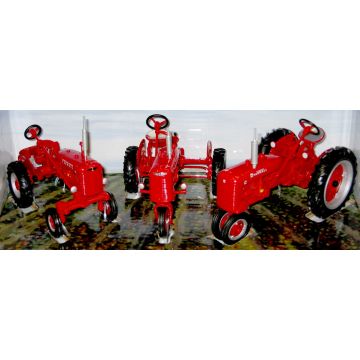 IH - Set - A,B, & C, set of three tractors - 1/16
