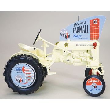 IH - Cub - 1950 demonstrator, white mid-century signs - 1/16