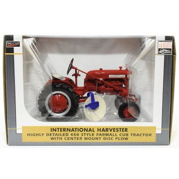 IH - Cub - 450 style, center mount disc plow - 1/16