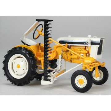 IH - Cub - square hood yellow with side mounted sickle mower - 1/16