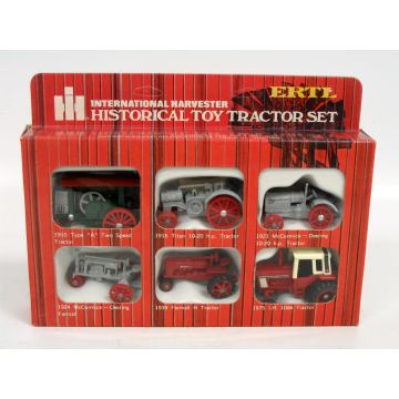 IH - Set - Historical Set painted decals A gray flywheel, Titan, Deering, Farmall, H, 1086 - 1/64