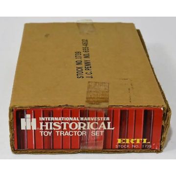 IH - Set - Historical Set JC Penny box A gray flywheel, Titan, Deering, Farmall, H, 1086 - 1/64