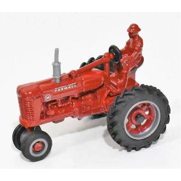 IH - M - NF with man, Ertl 75th Anniversary, carded - 1/64