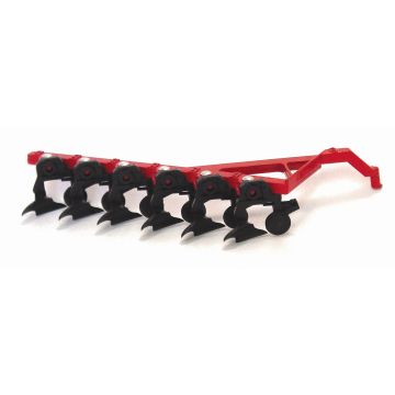 IH -  - Plow, 6 bottom, no wheels - 1/32