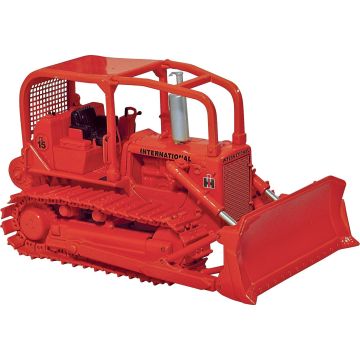 IH - TD-15 - Crawler, blade metal tracks US Forestry Fire #9 red - 1/50