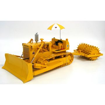 IH - TD-25 - Crawler, blade, umbrella & sheep's foot yellow - 1/25