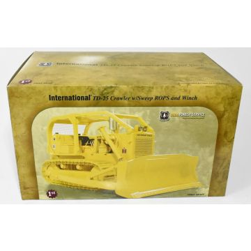 IH - TD-25 - Crawler, blade ROPS US Forest Service yellow - 1/25