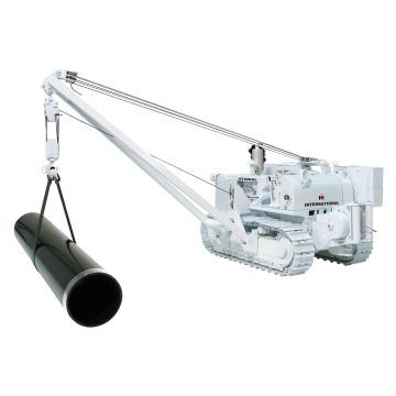 IH - TD-25 - Crawler, side boom & winch, white - 1/25