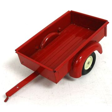 IH -  - Trailer, Utility with fenders, 2 wheels with white plastic rims - 1/16