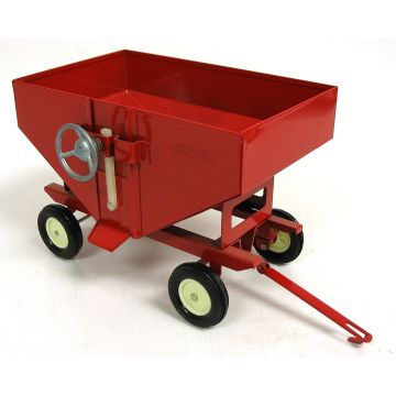 IH -  - Wagon, gravity, gear operated door, white box - 1/16