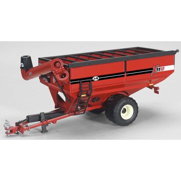 J&M - X1112 - Grain Cart, Flotation Tires, Red - 1/64