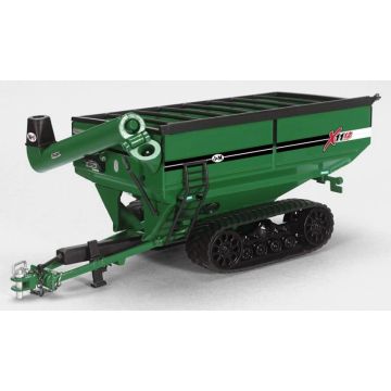 J&M - X1112 - Grain Cart, tracks, green - 1/64