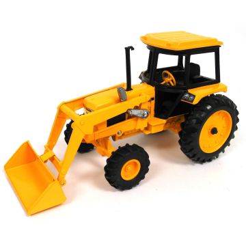JD - 2755 - Tractor, yellow MFD Cab with loader - 1/16