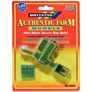 JD - 338 - Baler, small square, Britains card - 1/64