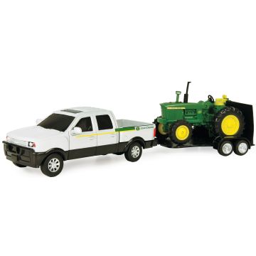 JD - Set - 4020, MFD, pickup and trailer - 1/32