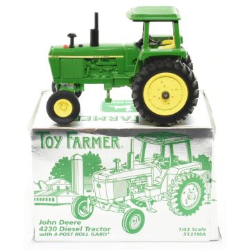 JD - 4230 - WF, 4-post ROPS with canopy, 1998 National Farm Toy Show - 1/43