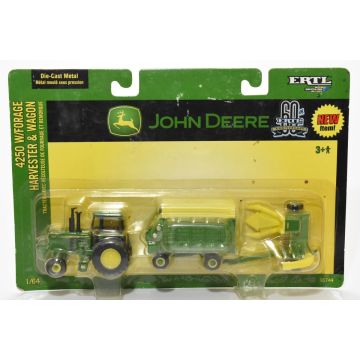 JD - Set - 4250, pull type forage harvester and wagon - 1/64