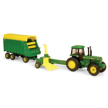 JD - Set - 4650 MFD, forage harvester and wagon - 1/64