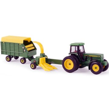 JD - Set - 4960, MFD chopper & forage wagon - 1/64