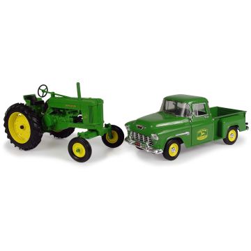 JD - Set - 60 WF 1/16 & 1955 Chevy pickup 1/18 - Comb