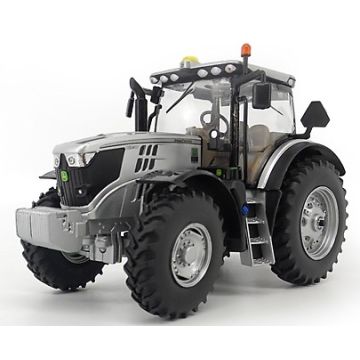 JD - 6195R - MFD 100 Years of JD Tractors silver Prestige Series Limited 2018 models - 1/32