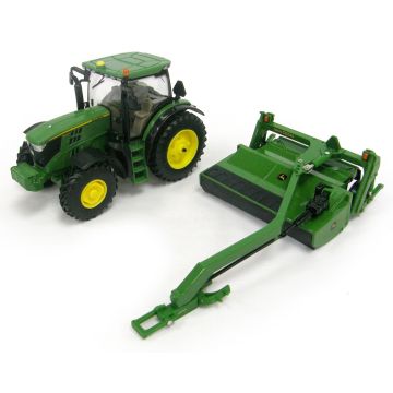 JD - Set - 6210R MFD, 535 mower conditioner, Waterloo Edition - 1/32