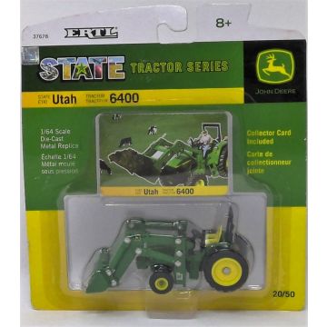JD - 6400 - 2WD, loader 20 State Series Utah Capitol - 1/64