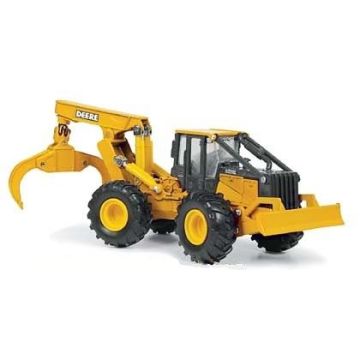 JD - 648G III - Log skidder, Cab yellow Prestige Series - 1/50