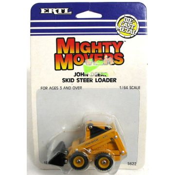 JD - 675 - Skid loader, Mighty Movers card, two card variations - 1/64