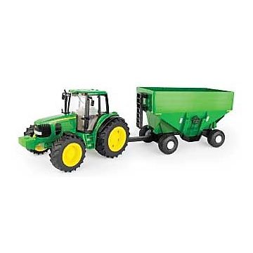 JD - Set - 7430 MFD singles with gravity wagon Big Farm - 1/16