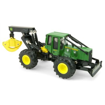 JD - 748H - Log skidder,black blade, Cab green Prestige Series - 1/50