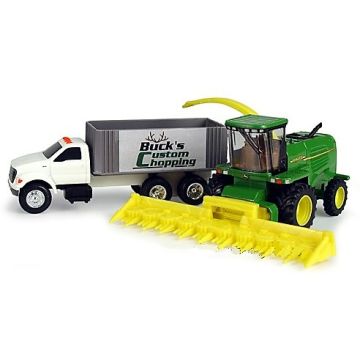 JD - Set - Forage Harvester 7500, Silage Truck - 1/64