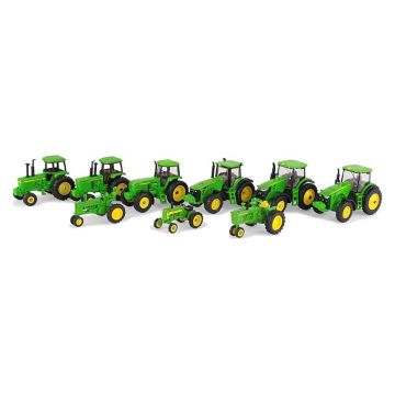 JD - Set - 9 piece Ertl 75th Anniversary set of tractors - 1/64