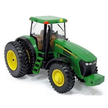 JD - 7720 - MFD Duals Cab with window glass diecast front weights - 1/16