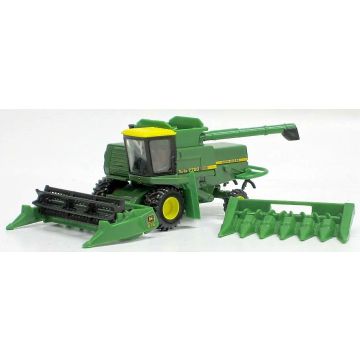 JD - 7720 Turbo - Combine, Turbo, 2 heads, yellow roof - 1/64