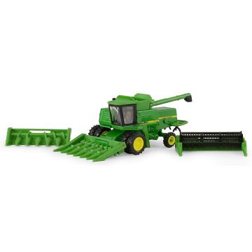 JD - 7720 - Combine, Titan II, 3 heads, green roof - 1/64