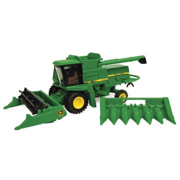 JD - 7720 - Combine, Titan II, 2 heads, green roof - 1/64