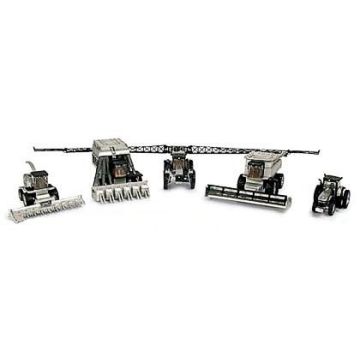 JD - Set - 7920, 9860STS, 9986 Cotton Picker, 7500 Forage Harvester, 4920 Sprayer chrome - 1/64