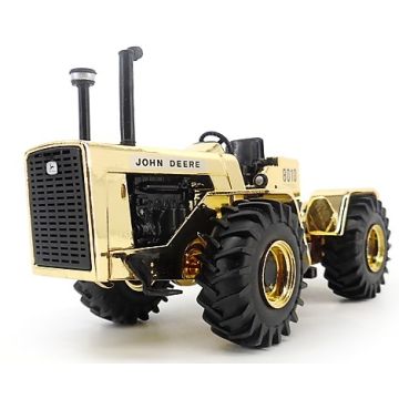 John Deere - 8010 - 4WD single wheels National Farm Toy Museum Select Series #2, gold - 1/32