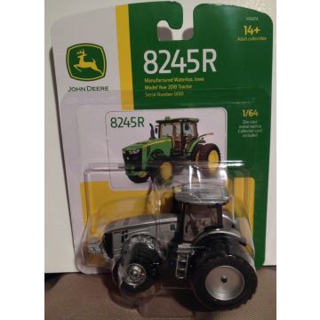 JD - 8245R - rear duals, Silver, 100 Years of Tractors - 1/64