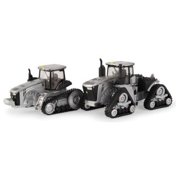 JD - Set - 8370RT, 9470RX, 100 Years of JD Tractors, silver - 1/64