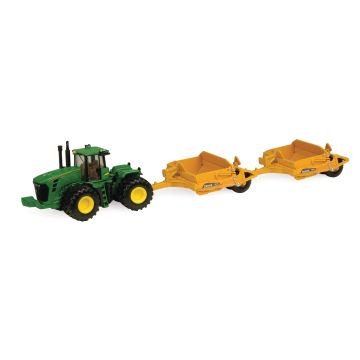 JD - Set - 9430 4WD, 2 Scrapers - 1/64