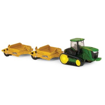 JD - Set - 9560RT 4WD, 2 scrapers - 1/64
