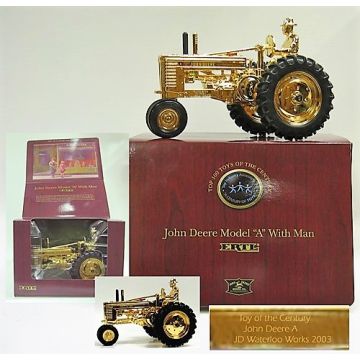 JD - A - NF Rubber tires, man, gold plated Waterloo Edition - 1/16