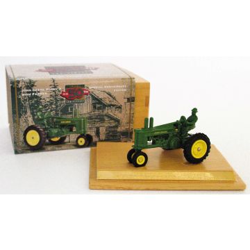 JD - A - NF styled, driver, Ertl 50th Anniversary, wood box - 1/64