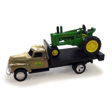 JD - Set - A styled NF, 1950 Chevrolet Flatbed Truck green - 1/64