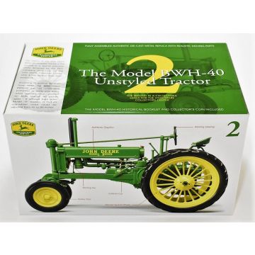 JD - BWH - BWH-40 Spoked Rubber tires unstyled JD Collector Club Precision - 1/16