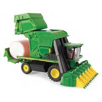 JD - CP-690 - Cotton Picker, pink bale - 1/64