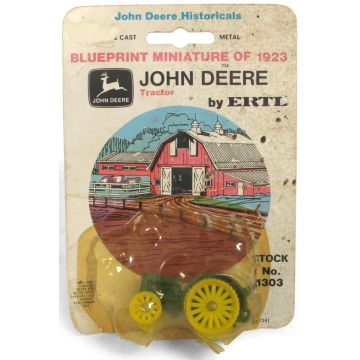 JD - D - Steel wheels unstyled Blue Print Replica card - 1/64