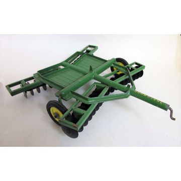JD -  - Disc, RWA, plastic rims, crank hitch, yellow open front box - 1/16